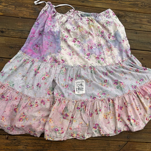Magnolia Pearl Floral Patchwork Vara Skirt - Picture 2 of 3